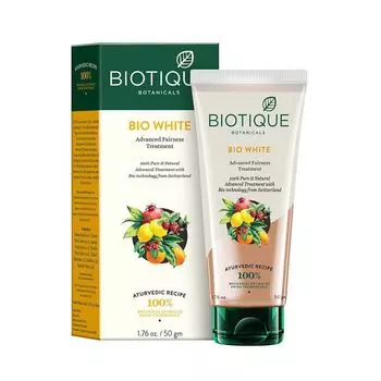 Осветляющий крем (50 г), Bio White Advanced Fairness Treatment, произв. Biotique