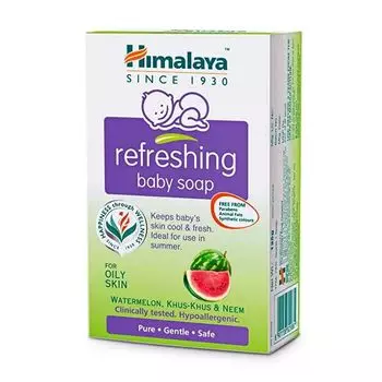 Освежающее детское мыло (75 г), Refreshing Baby Soap, произв. Himalaya