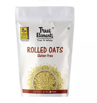 Овсяные хлопья без глютена (500 г), Rolled Oats Gluten Free, произв. True Elements