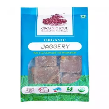 Пальмовый сахар кусковой (Джаггери) (500 г), Organic Jaggery, произв. Organic Soul