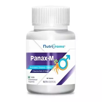 Панакс-М (60 таб, 800 мг), Panax-M, произв. Nutrigrams