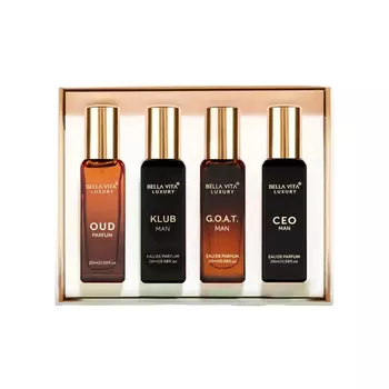 Парфюмерный подарочный набор для мужчин (4 x 20 мл), Luxury Perfume Gift Set For Man, произв. Bella Vita