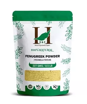 Пажитник: порошок для волос (227 г), Fenugreek Powder, произв. H&C