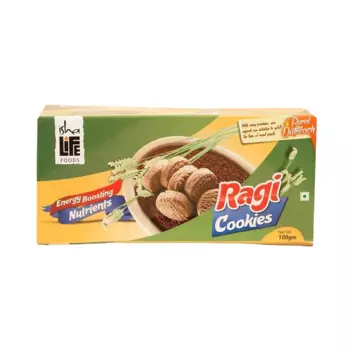Печенье из проса (100 г), Ragi Cookies, произв. Isha Life