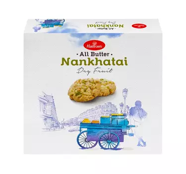 Печенье Нанхатаи (500 г), Cookies Nankhatai, произв. Haldiram's