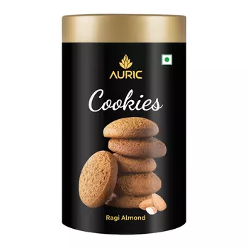 Печенье с Просом и Миндалем (10 шт, 14 г), Cookies Ragi Almond, произв. Auric
