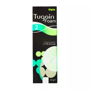 Пена Тугэйн 2% (60 г), Tugain Foam 2, произв. Cipla