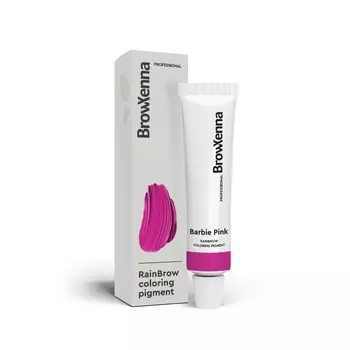 Пигмент для бровей: цвет Розовая Барби (15 мл), RainBrow Coloring Pigment Barbie Pink, произв. BrowXenna