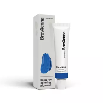 Пигмент для бровей: цвет Темно-синий (15 мл), RainBrow Coloring Pigment Dark Blue, произв. BrowXenna