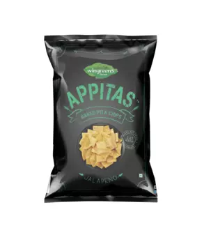 Пита-чипсы с Халапеньо (60 г), Jalapeno Pita Chips, произв. Wingreens Farms