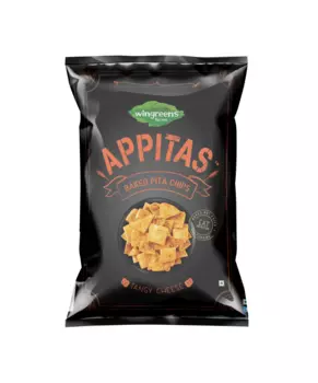 Пита-чипсы с Острым Сыром (60 г), Tangy Cheese Pita Chips, произв. Wingreens Farms