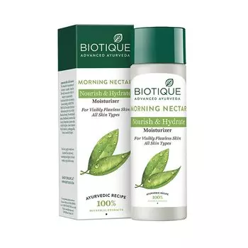 Питательный и увлажняющий лосьон для лица (120 мл), Morning Nectar Nourish & Hydrate Moisturizer, произв. Biotique