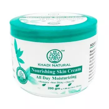 Питательный крем для лица с Алоэ вера (200 г), Nourishing Skin Cream, произв. Khadi Natural