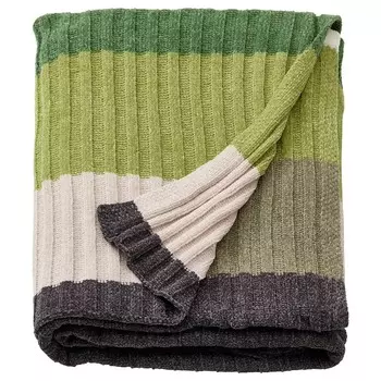 Плед серо-зеленый, FJALLTRIFT Throw Grey/Green, произв. IKEA