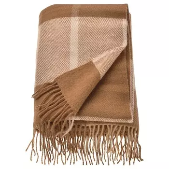 Плед светло-коричневый, MYRULL Throw Light Brown, произв. IKEA
