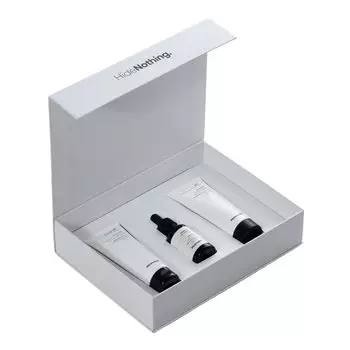 Подарочный набор для сияния и защиты кожи (50 г + 50 г + 30 мл), Glow & Protect Skincare Gift Set, произв. Minimalist