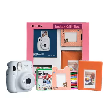 Подарочный набор с мини-камерой 11: цвет Ледяная белизна, Instax Mini 11 Gift Box Ice White Set, произв. Instax