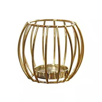 Подсвечник из проволоки, Wire Tea Light Candle Holder, произв. The Purple Tree