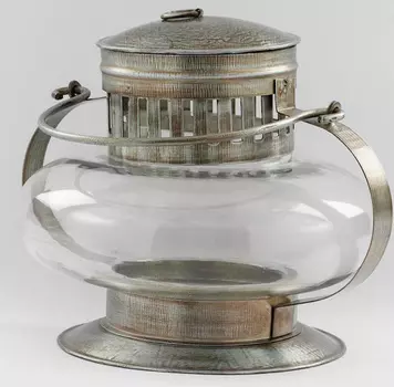 Подсвечник в форме фонаря, Цинк, Capital Zink Lantern, произв. John Molly Decor&Gifts