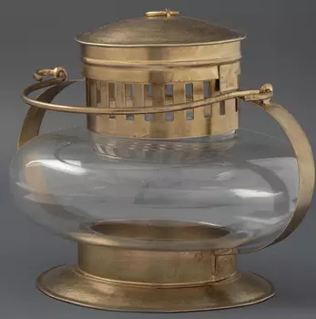 Подсвечник в форме фонаря, Латунь, Capital Brass Lantern, произв. John Molly Decor&Gifts