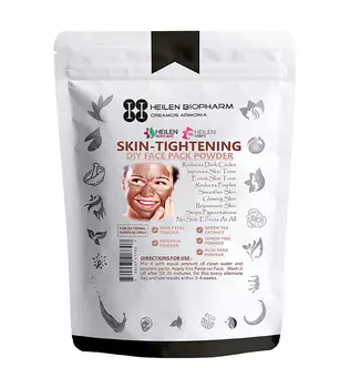 Подтягивающая порошковая маска для лица (200 г), Skin Tightening Face Pack Powder, произв. Heilen Biopharm
