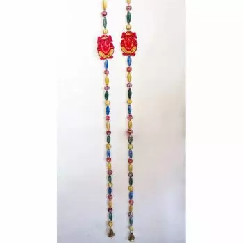 Подвесные декоративные Ганеша Бандханвар (2 шт), Hanging Decorative Ganesha Bandhanwar, произв. Kalyan Puja