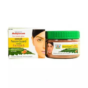 Порошковая маска для лица с Нимом (50 г), Neem Guard Herbal Facepack, произв. Baidyanath