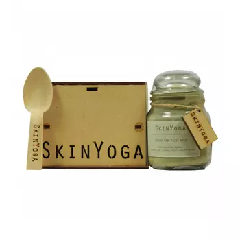 Порошковая маска для лица Зеленый чай: против прыщей (50 г), Green Tea Face Mask, произв. SkinYoga