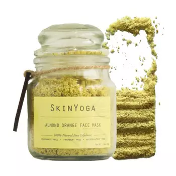 Порошковый скраб для лица Миндаль и Апельсин: от пигментации (50 г), Almond Orange Face Mask, произв. SkinYoga