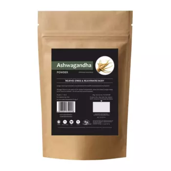 Порошок Ашваганды (50 г), Ashwagandha Powder, произв. Herb Essential