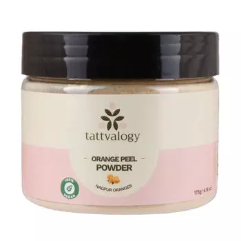 Порошок цедры Апельсина: для сияния кожи (175 г), Orange Peel Powder, произв. Tattvalogy