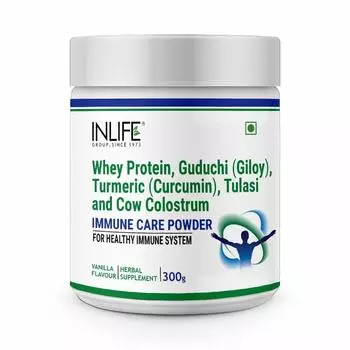 Порошок Иммьюн Кейр с Ванильным вкусом (300 г), Immune Care Powder, произв. INLIFE