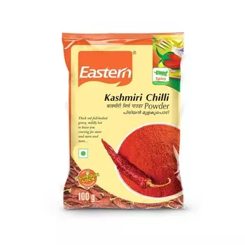 Порошок Кашмирского перца Чили (2 x 100 г), Kashmiri Chilli Powder, произв. Eastern