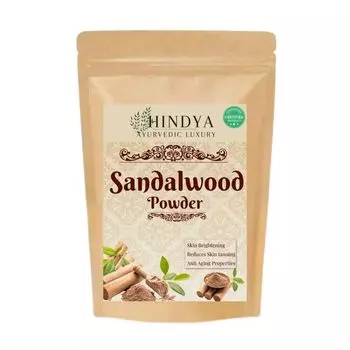 Порошок Сандала (100 г), Sandalwood Powder, произв. Hindya Ayurvedic Luxury