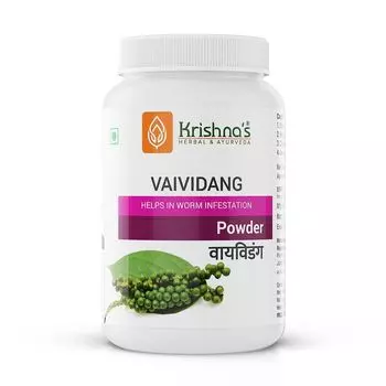 Порошок Виданги (100 г), Vaividang Powder, произв. Krishna's Herbal & Ayurveda