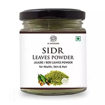 Порошок Зизифуса настоящего: для здоровья кожи и волос (100 г), Sidr Leaves Powder, произв. AL MASNOON