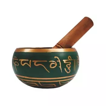Поющая чаша с деревянным стеком, Singing Bowl and Wooden Striker Stick