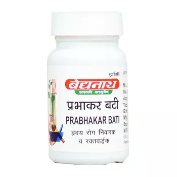 Прабхакар Вати (80 таб, 300 мг), Prabhakar Bati, произв. Baidyanath