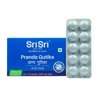 Пранда Гутика (100 таб, 500 мг), Pranda Gutika Anti-Viral, произв. Sri Sri Tattva