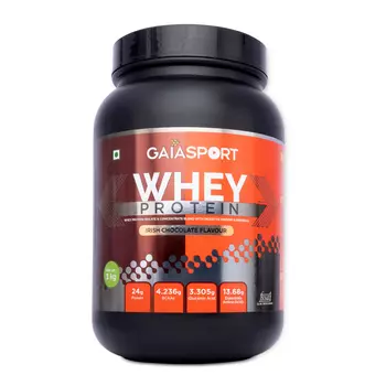 Протеин со вкусом Ирландского шоколада (1 кг), Whey Protein Irish Chocolate Flavour, произв. Gaia
