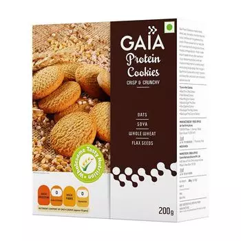 Протеиновое печенье (200 г), Protein Cookies, произв. Gaia