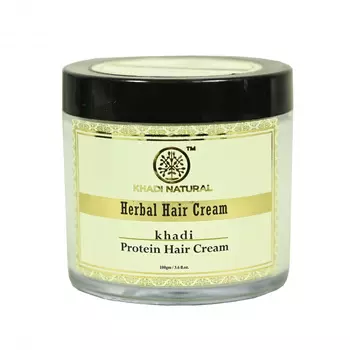 Протеиновый крем для волос (100 г), Herbal Protein Hair Cream, произв. Khadi Natural