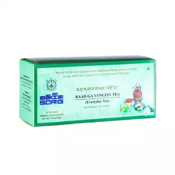 Раб-Джа Янгзин: тибетский чай (20 пак х 2 г), Raab-Ga Yangzin Tea, произв. Sorig