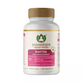 Рактда (60 таб, 500 мг), Raktda, произв. Maharishi Ayurveda