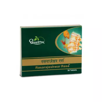 Расараджешвар Раса (30 таб), Rasarajeshwar Rasa, произв. Dhootapapeshwar