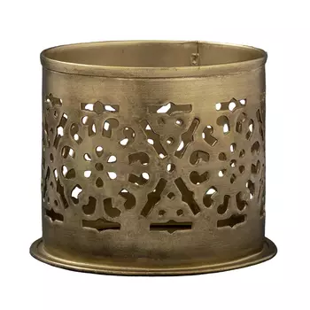 Резная металлическая подставка для ручек, Латунь, Iron Pen Stand Cutwork, произв. John Molly Decor&Gifts
