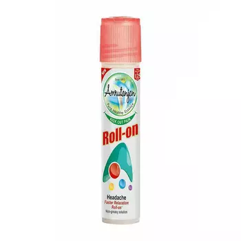 Роликовый бальзам (10 мл), Headache Faster Relaxation Roll-On, произв. Amrutanjan