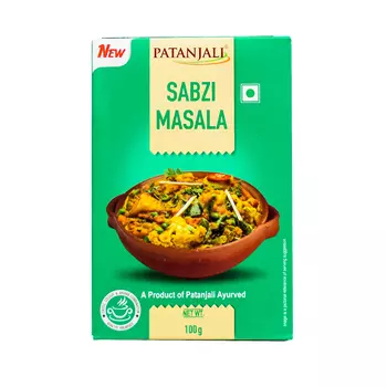 Сабджи Масала: смесь приправ для овощей (100 г), Sabzi Masala, произв. Patanjali