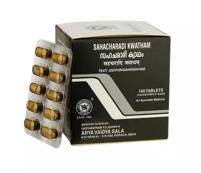 Сахачаради Кватхам (100 таб), Sahacharadi Kwatham, произв. Kottakkal Ayurveda