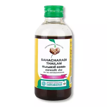 Сахачаради Тайлам (200 мл), Sahacharadi Tailam, произв. Vaidyaratnam